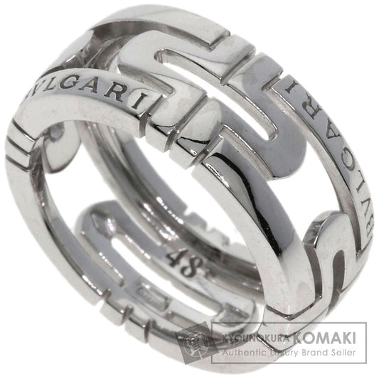 BVLGARI   Ring Parentesi Openwork #48 K18 White Gold Ladies