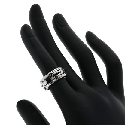 BVLGARI   Ring Parentesi Openwork #48 K18 White Gold Ladies