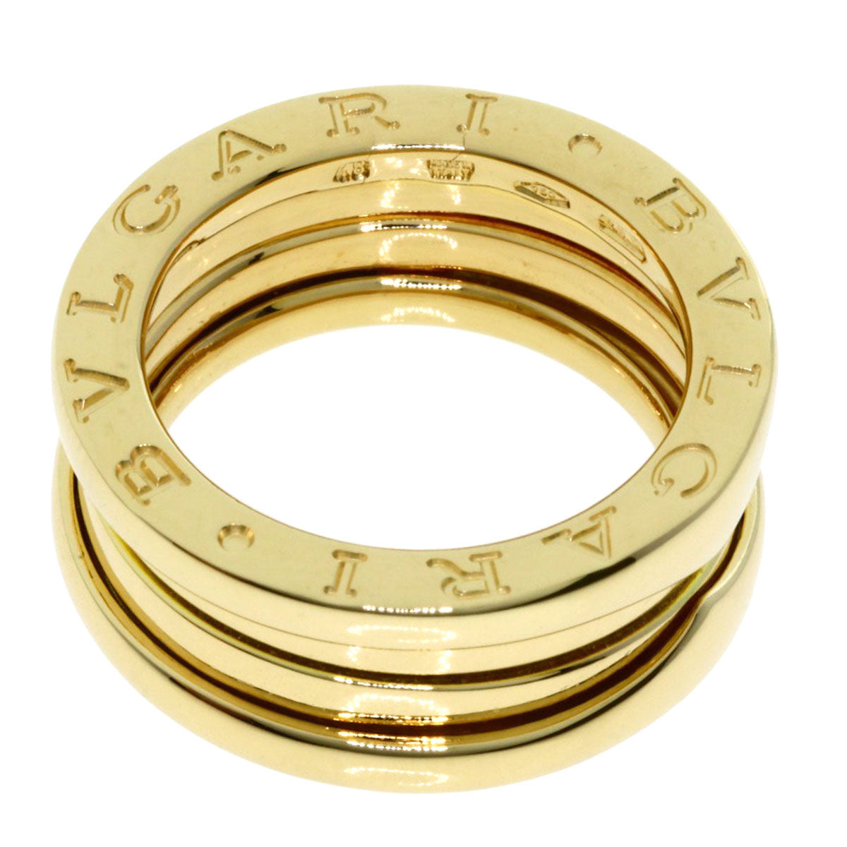 BVLGARI   Ring B.zero1 2 Band #48 K18 Yellow Gold Ladies