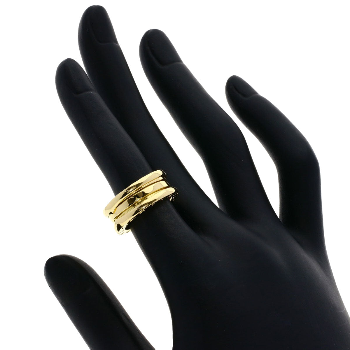 BVLGARI   Ring B.zero1 2 Band #48 K18 Yellow Gold Ladies