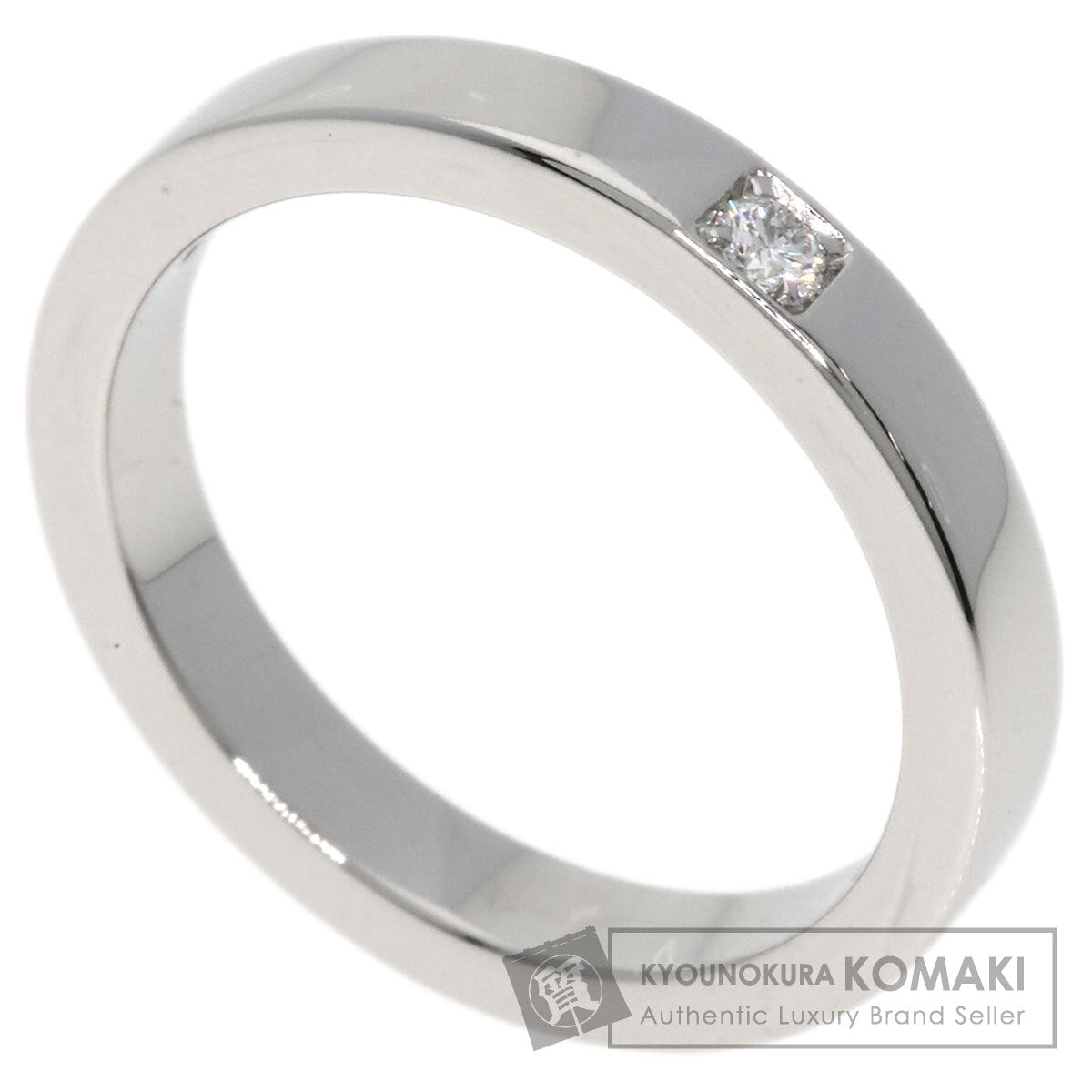 BVLGARI   Ring Corona 1P Diamond Platinum PT950 Ladies