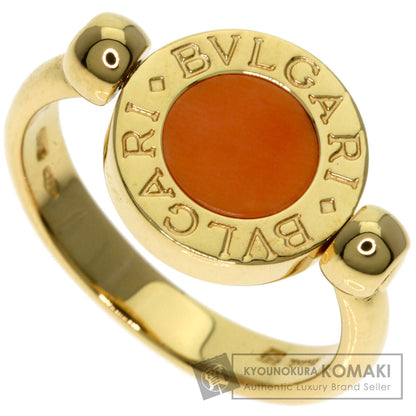 BVLGARI   Ring BVLGARI BVLGARI Flip Onyx Coral K18 Yellow Gold Ladies