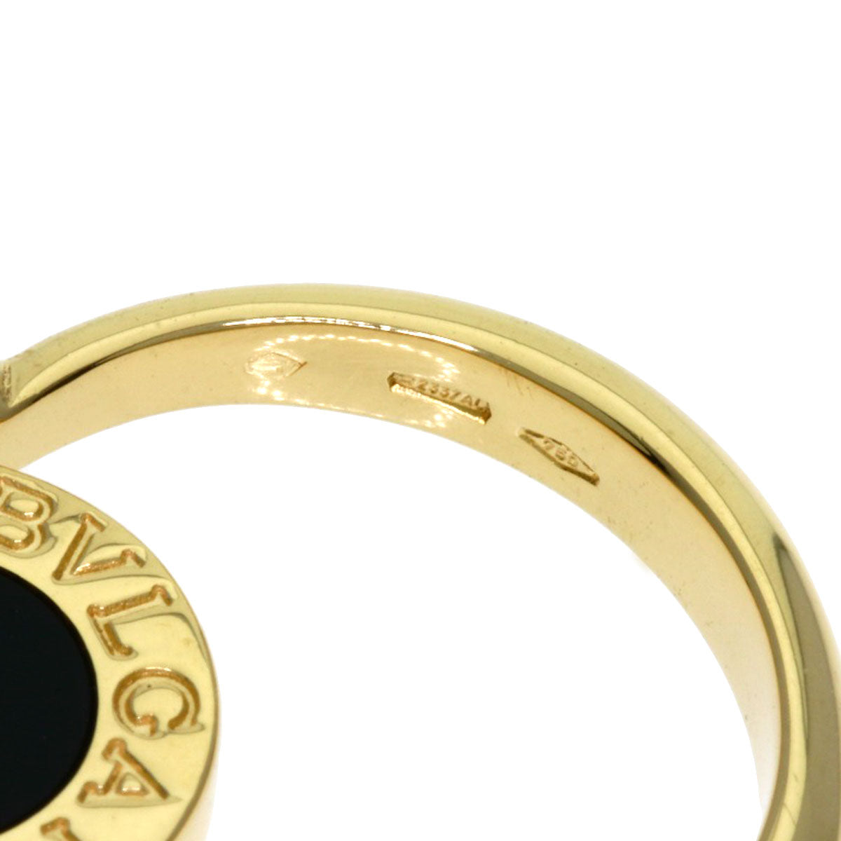 BVLGARI   Ring BVLGARI BVLGARI Flip Onyx Coral K18 Yellow Gold Ladies