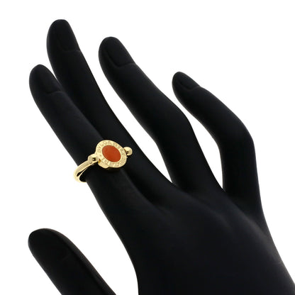 BVLGARI   Ring BVLGARI BVLGARI Flip Onyx Coral K18 Yellow Gold Ladies