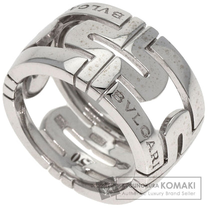 BVLGARI   Ring Parentesi Openwork #50 K18 White Gold Ladies