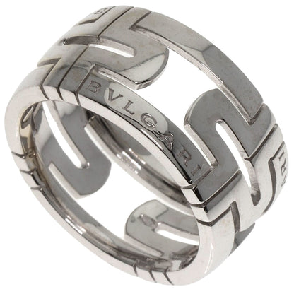 BVLGARI   Ring Parentesi Openwork #58 K18 White Gold Ladies