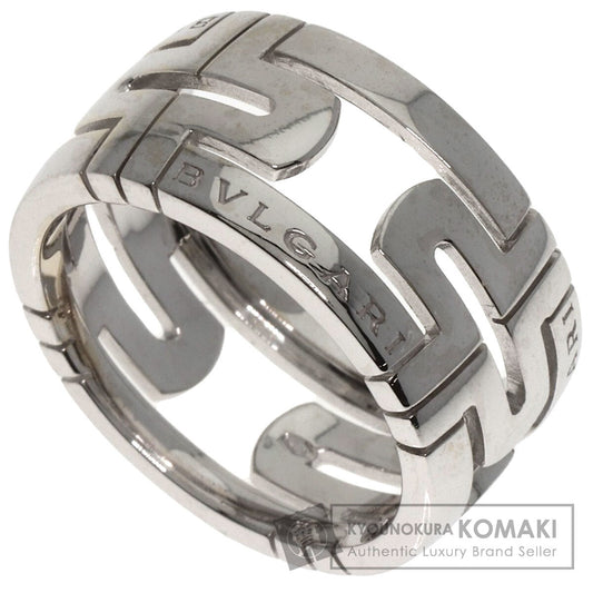 BVLGARI   Ring Parentesi Openwork #58 K18 White Gold Ladies