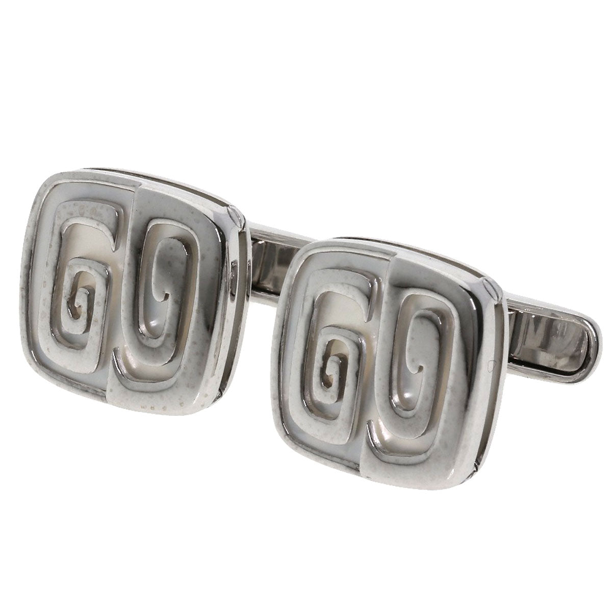 BVLGARI   cuffs Shell K18 White Gold mens
