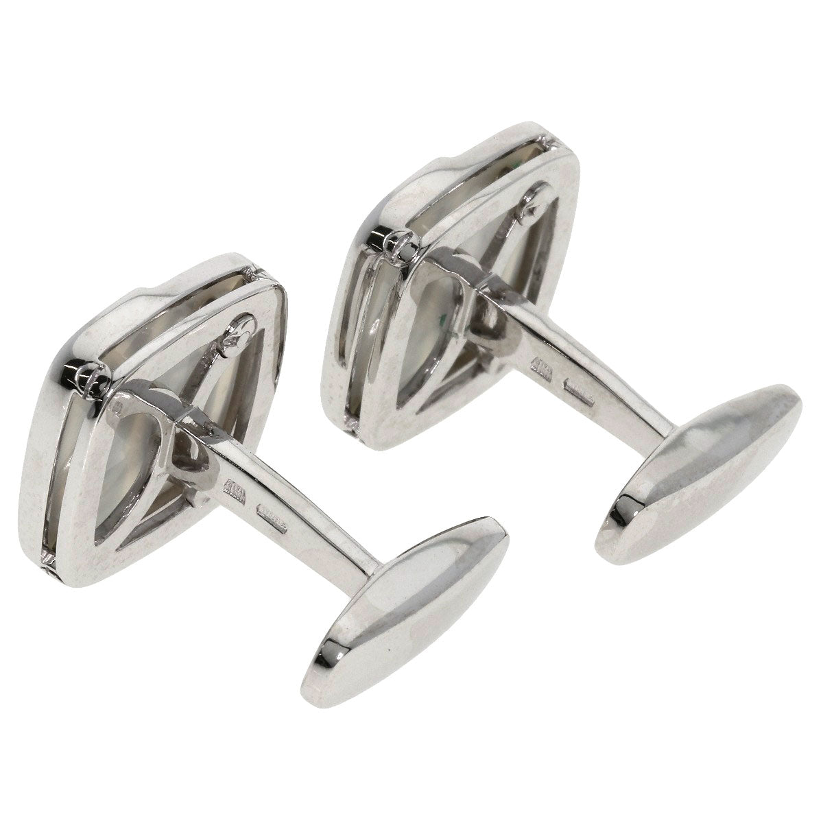 BVLGARI   cuffs Shell K18 White Gold mens