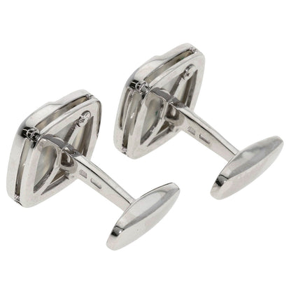 BVLGARI   cuffs Shell K18 White Gold mens