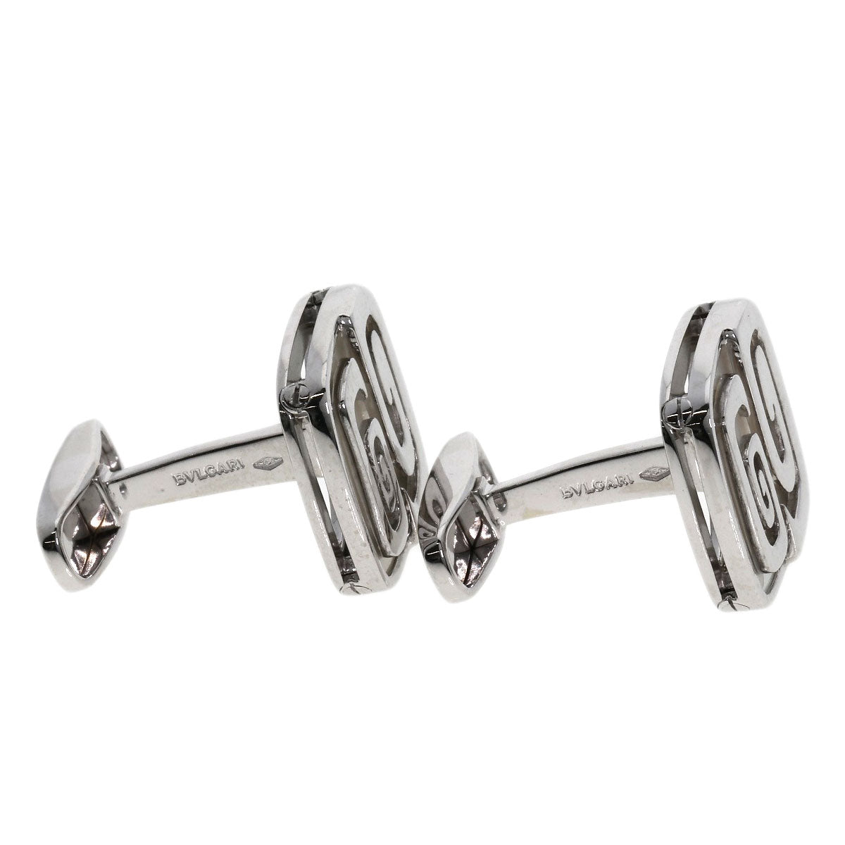 BVLGARI   cuffs Shell K18 White Gold mens