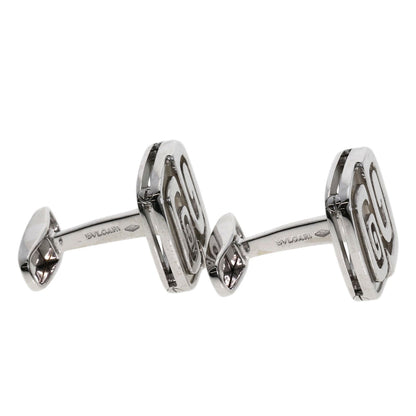 BVLGARI   cuffs Shell K18 White Gold mens