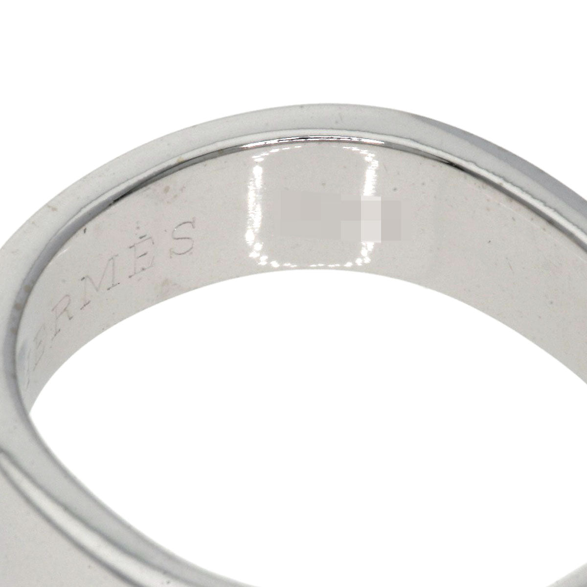 HERMES To You 1P Diamond Ring K18 White Gold Ladies [Used]