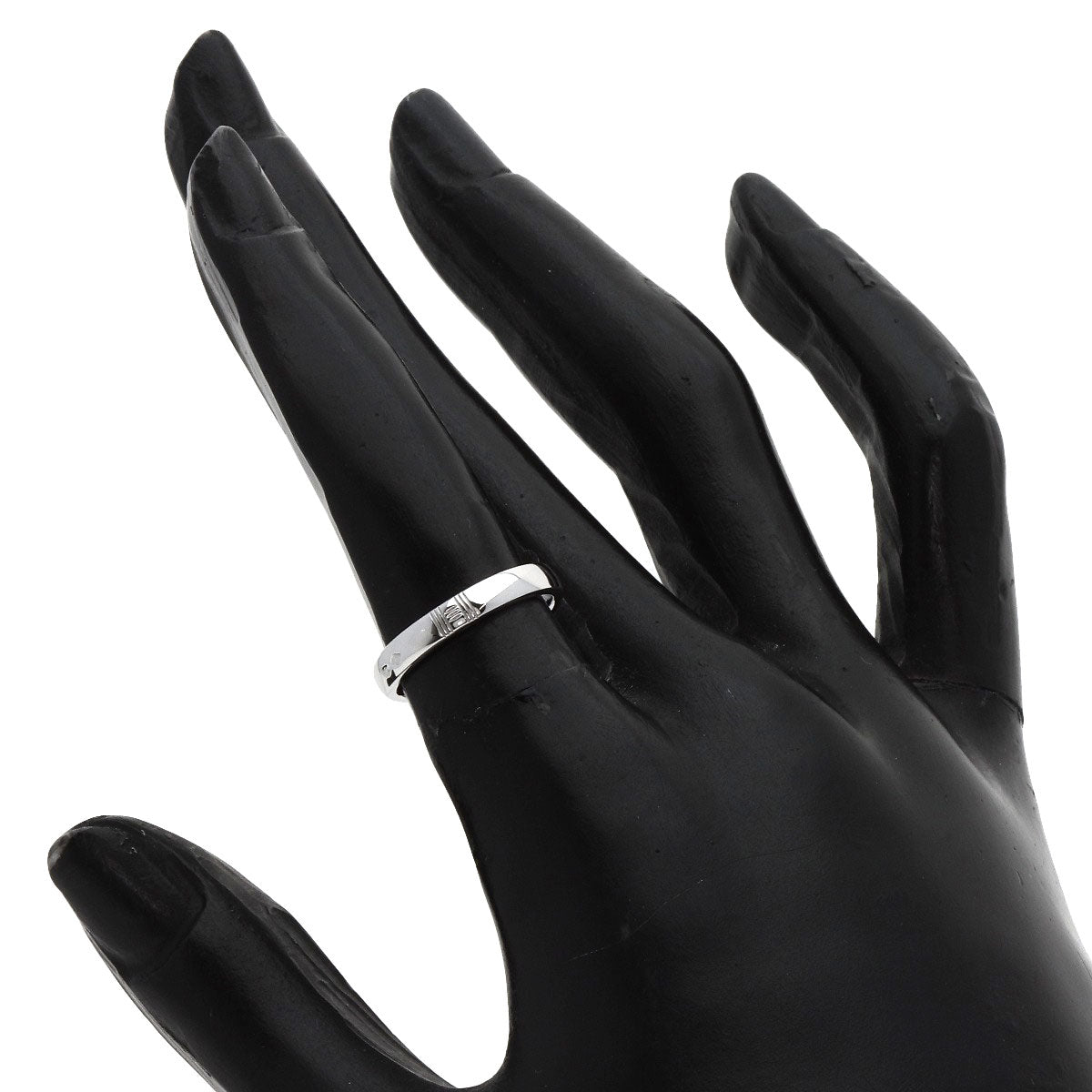 HERMES Alliance Kelly #48 Ring K18 White Gold Ladies [Used]