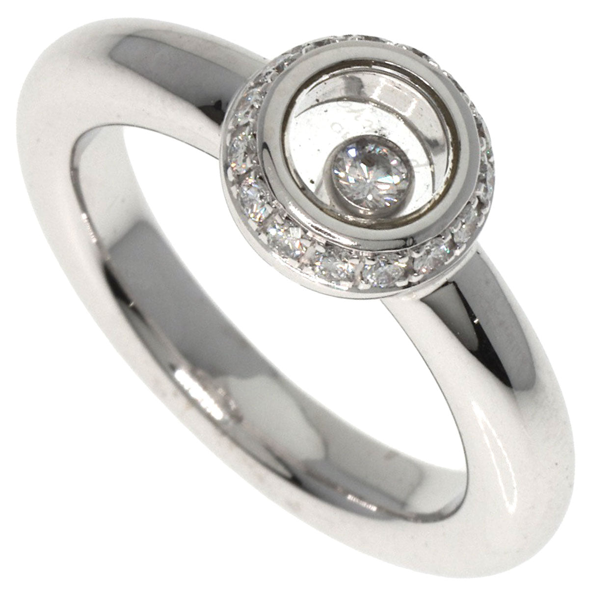 Chopard   Ring Happy diamond K18 White Gold Ladies