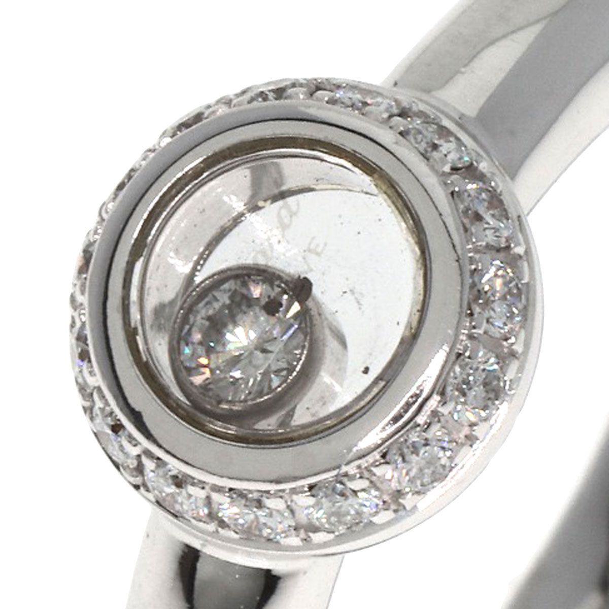 Chopard   Ring Happy diamond K18 White Gold Ladies