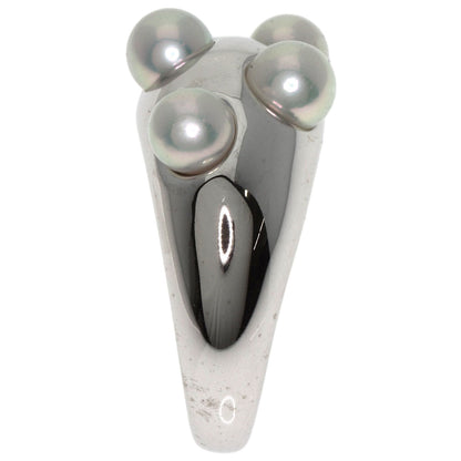 MIKIMOTO   Pearl Pearl Ring  K18 White Gold Ladies [Used]