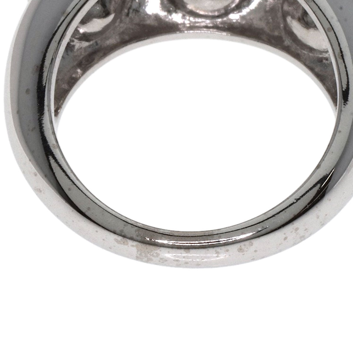 MIKIMOTO   Pearl Pearl Ring  K18 White Gold Ladies [Used]