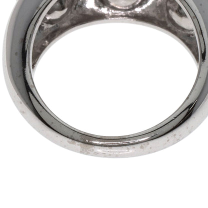 MIKIMOTO   Pearl Pearl Ring  K18 White Gold Ladies [Used]