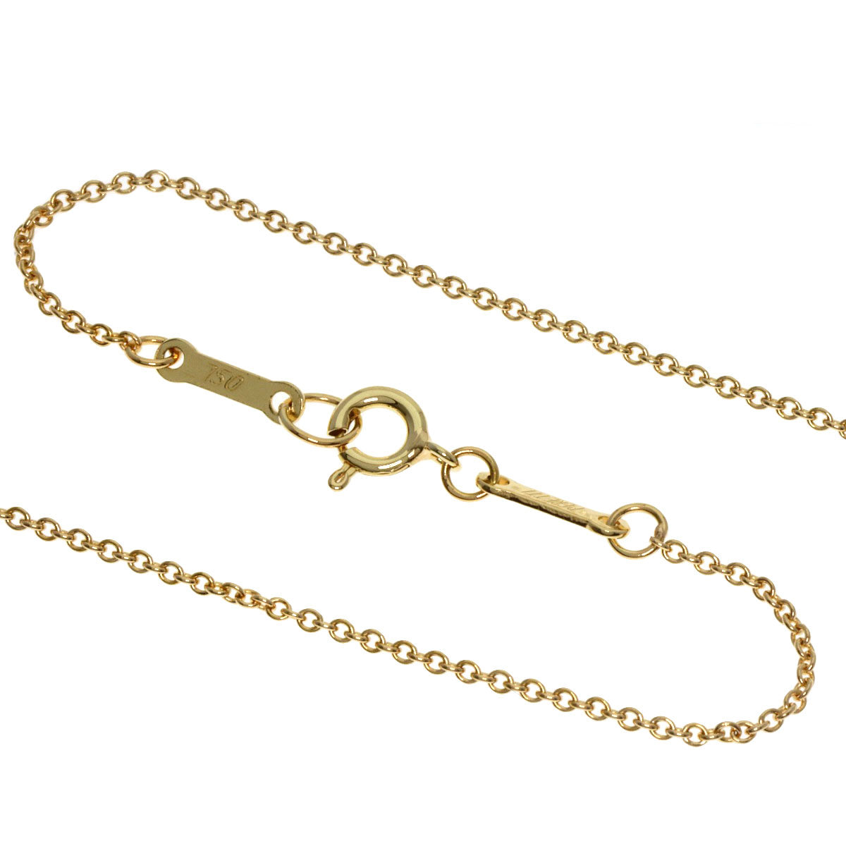 TIFFANY&Co.   Necklace Open heart K18 Yellow Gold Ladies