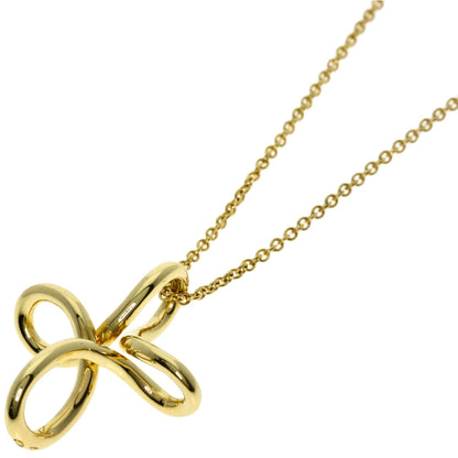 TIFFANY&Co.   Necklace Infinity cross K18 Yellow Gold Ladies