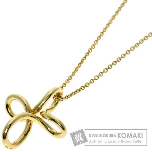 TIFFANY&Co.   Necklace Infinity cross K18 Yellow Gold Ladies