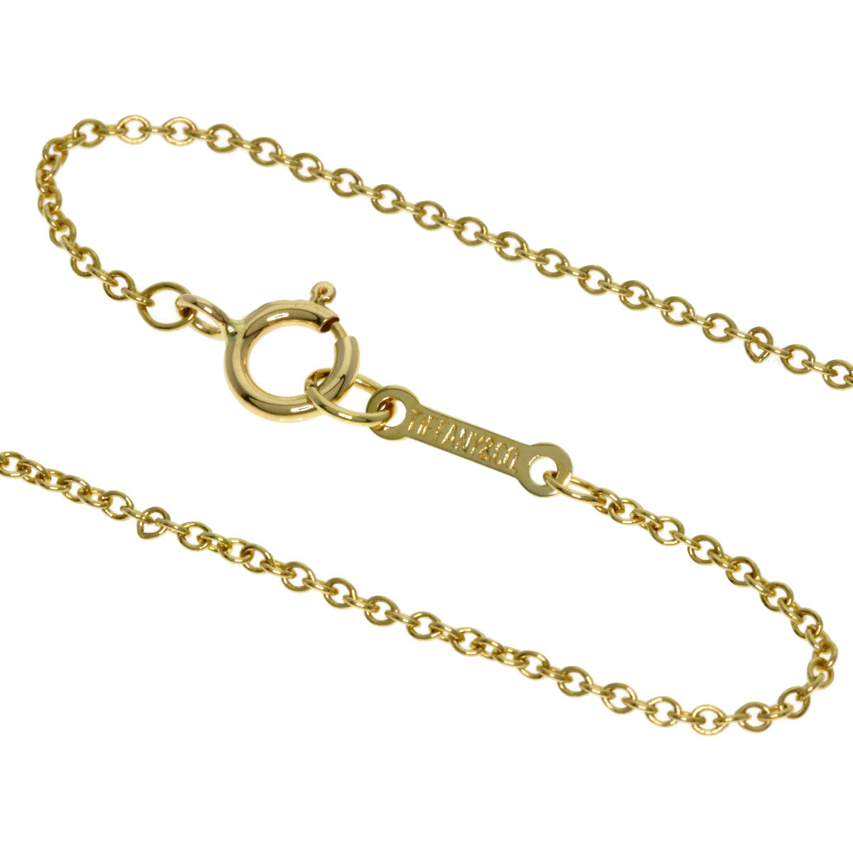 TIFFANY&Co.   Necklace Infinity cross K18 Yellow Gold Ladies