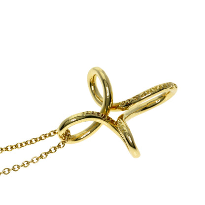 TIFFANY&Co.   Necklace Infinity cross K18 Yellow Gold Ladies