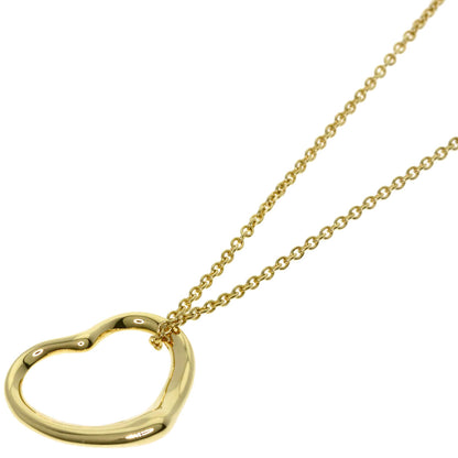 TIFFANY&Co.   Necklace Open heart K18 Yellow Gold Ladies