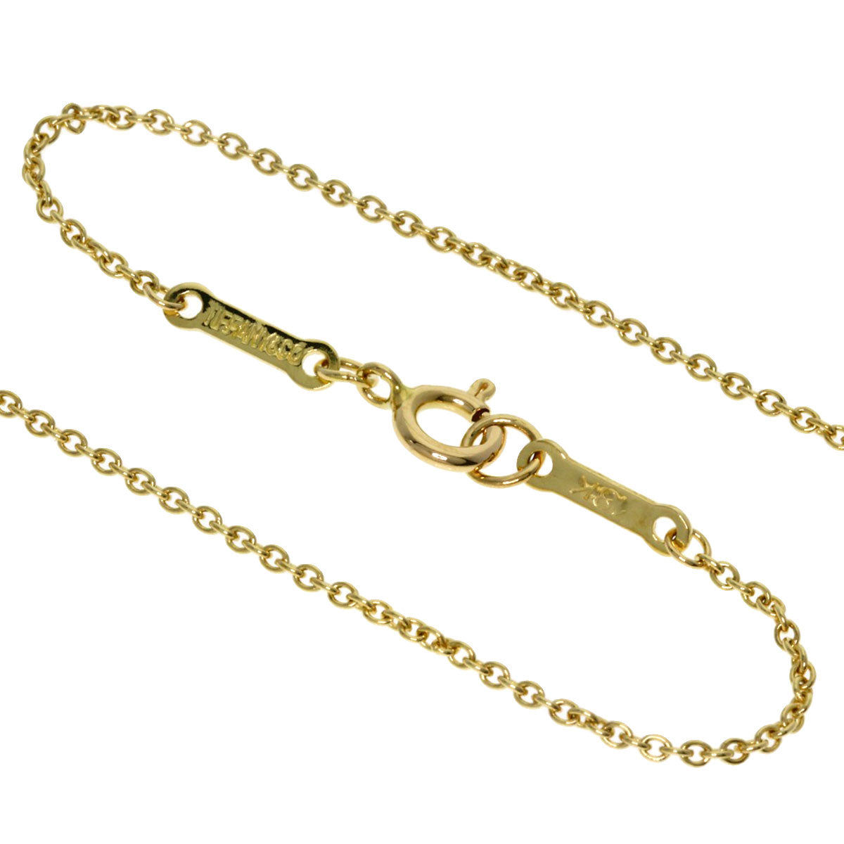 TIFFANY&Co.   Necklace Open heart K18 Yellow Gold Ladies