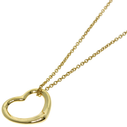 TIFFANY&Co.   Necklace Open heart K18 Yellow Gold Ladies