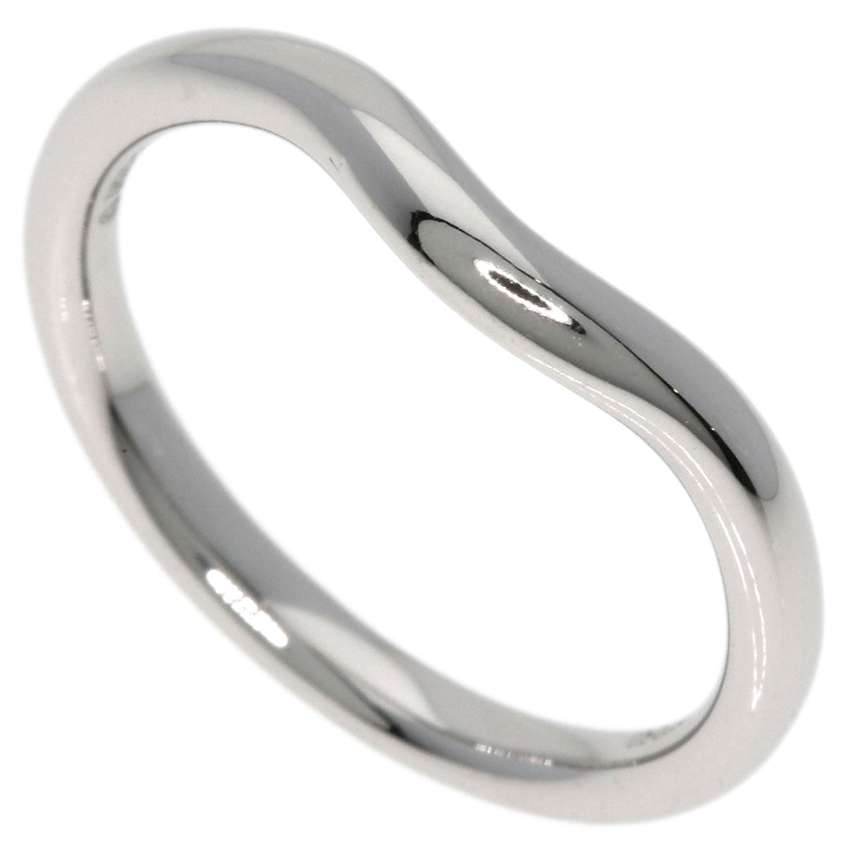 TIFFANY&Co.   Ring Curved Platinum PT950 Ladies