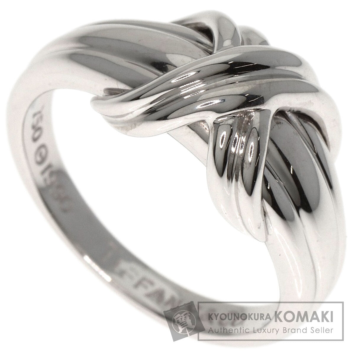 TIFFANY&Co.   Signature Ring  K18 White Gold Ladies [Used]