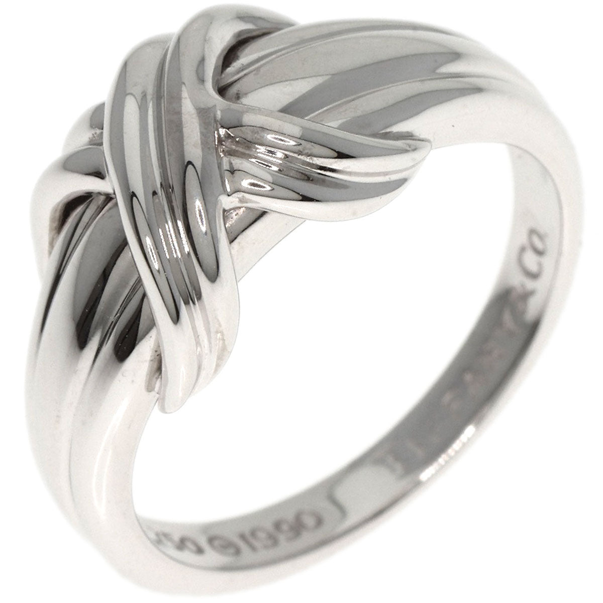 TIFFANY&Co.   Signature Ring  K18 White Gold Ladies [Used]