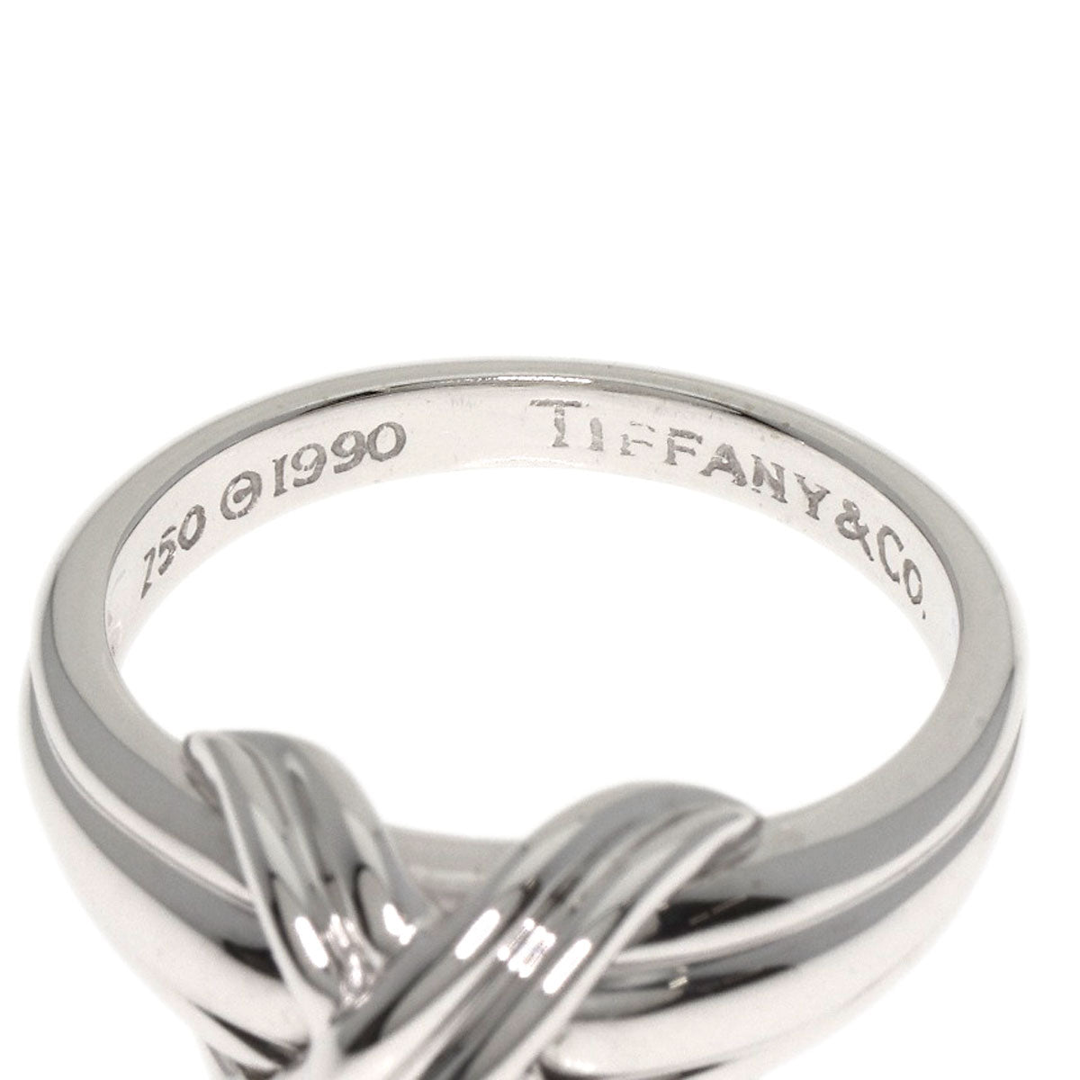 TIFFANY&Co.   Signature Ring  K18 White Gold Ladies [Used]