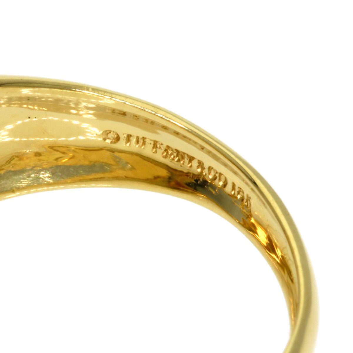 TIFFANY&Co.   Ring Open heart K18 Yellow Gold Ladies