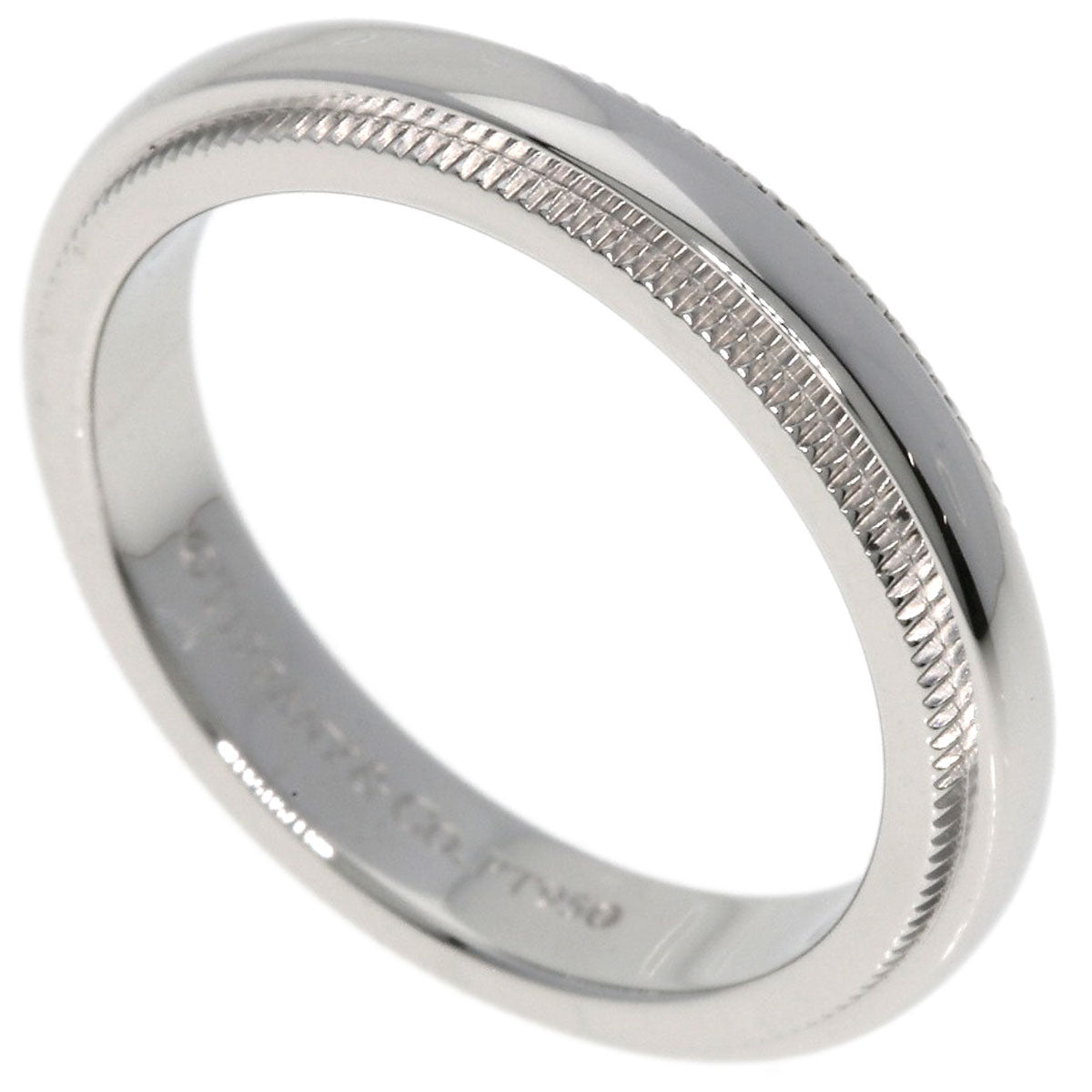 TIFFANY&Co.   Ring Milgrain Platinum PT950 Ladies