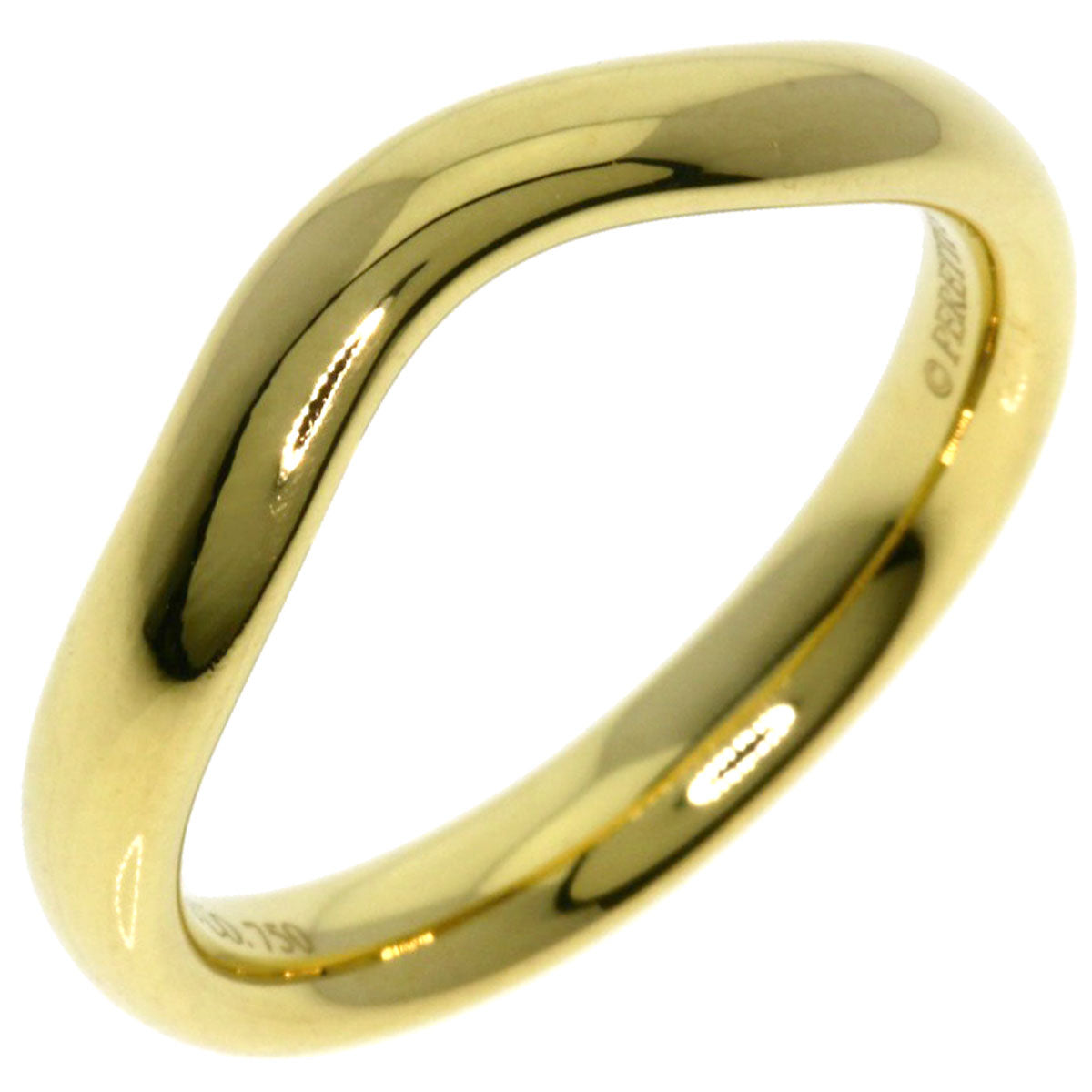 TIFFANY&Co.   Ring Curved bundling K18 Yellow Gold Ladies