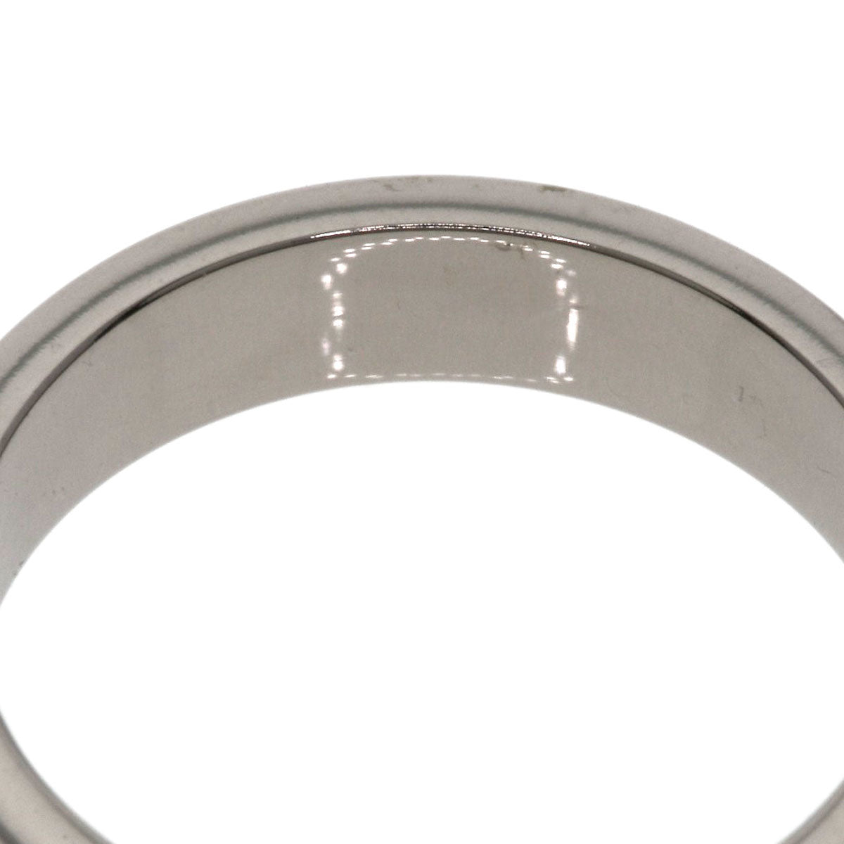 CARTIER   mini love ring 1P Diamond #46 Ring  K18 White Gold Ladies [Used]