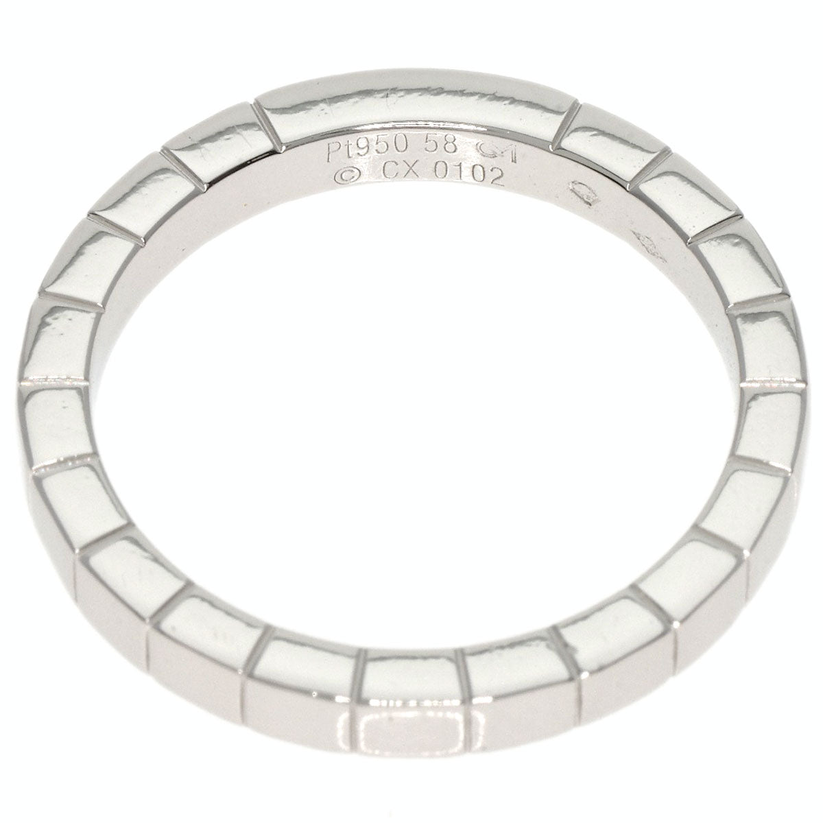 CARTIER   Ring Lanier # 58 Platinum PT950 Ladies