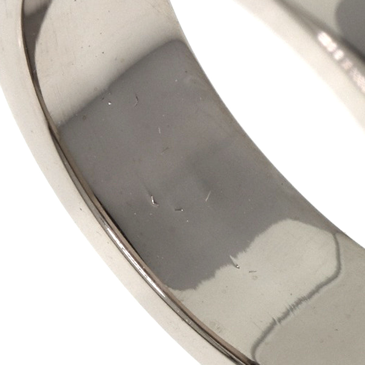 CARTIER love ring #50 Ring K18 White Gold Ladies [Used]