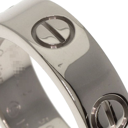 CARTIER love ring #50 Ring K18 White Gold Ladies [Used]