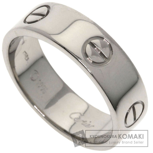 CARTIER love ring #57 Ring K18 White Gold Ladies [Used]