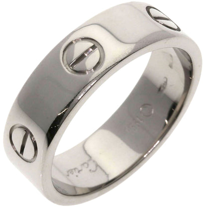 CARTIER love ring #57 Ring K18 White Gold Ladies [Used]