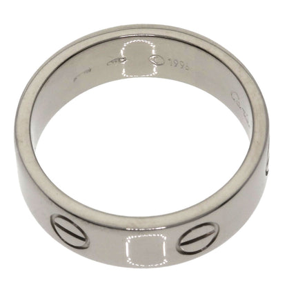 CARTIER love ring #57 Ring K18 White Gold Ladies [Used]