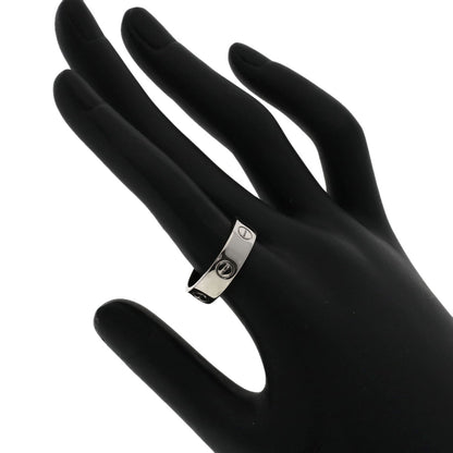 CARTIER love ring #57 Ring K18 White Gold Ladies [Used]