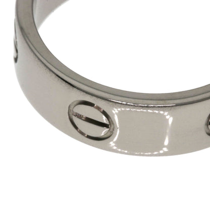 CARTIER love ring #57 Ring K18 White Gold Ladies [Used]