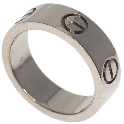 CARTIER   Ring love ring #48 K18 White Gold Ladies