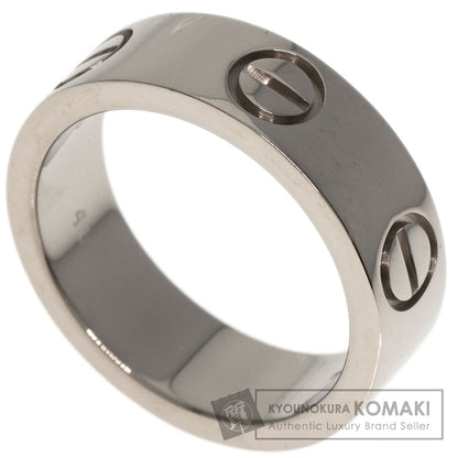 CARTIER   Ring love ring #48 K18 White Gold Ladies