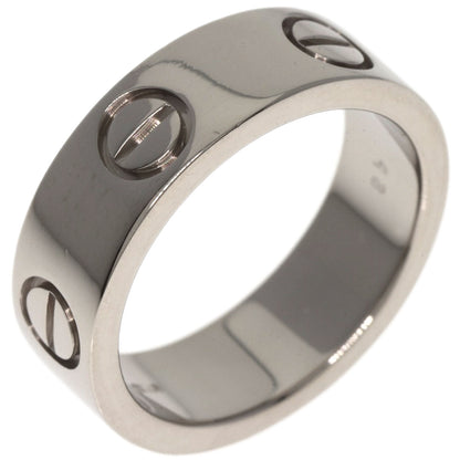 CARTIER   Ring love ring #48 K18 White Gold Ladies